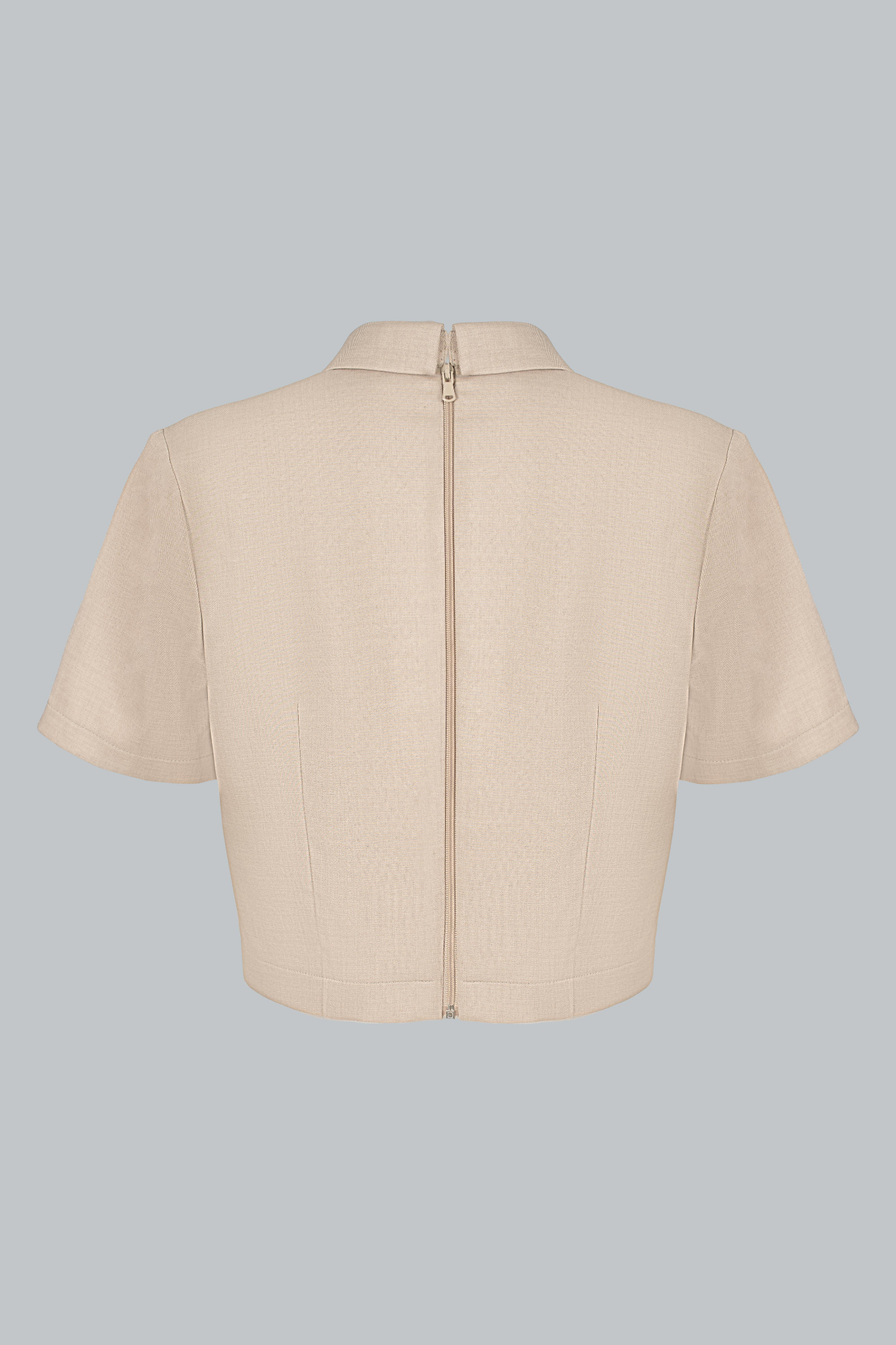 Áo dáng crotop cổ đức gấu lượn tròn - Ảnh 10