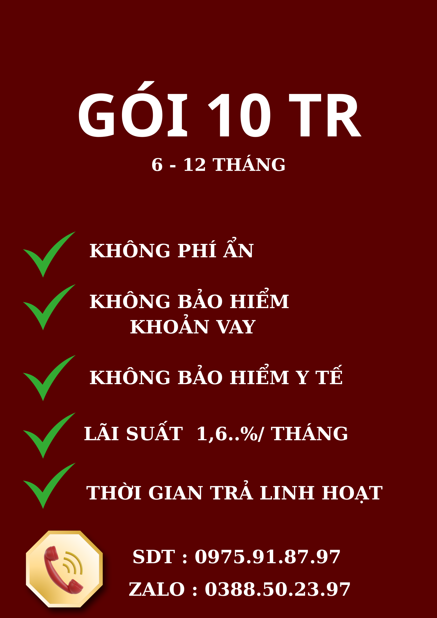 GÓI VAY 10TR